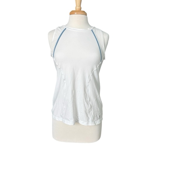 Sofiabella Women's White Sleeveless Top Size Large - Picture 1 of 10